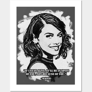 Maggie Greene Quotes Posters and Art